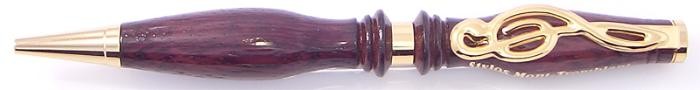 Stylo bille&nbsp;Stylos Mont-Tremblant,&nbsp;s&eacute;rie&nbsp;Exotic wood&nbsp;Violet