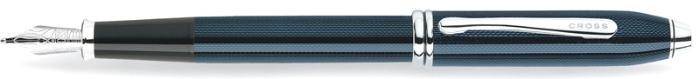 Stylo plume Cross, série Townsend Bleu