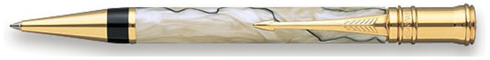 Stylo bille Parker , série Duofold  Perle