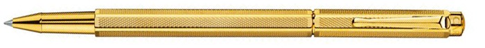 Stylo bille roulante Caran d'Ache, série Ecridor Retro Doré
