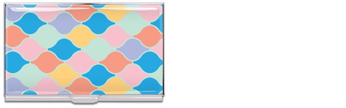 Porte-cartes de visite Acme Writing Tools, série Eva Zeisel Multicolore