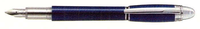 Stylo plume Mont Blanc, série Starwalker Cool Blue Bleu