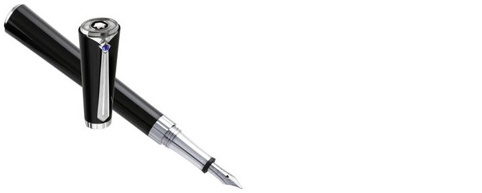 Stylo plume Mont Blanc, série Marlene Dietrich (2007) Noir