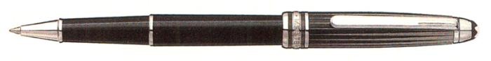 Stylo bille roulante Mont Blanc, série Meisterstuck Solitaire Doué Noir