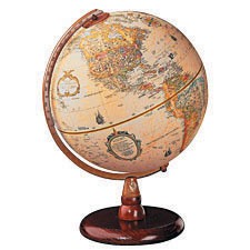 Replogle Geographic Globe, Desktop Design serie Brown