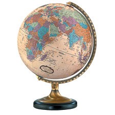 Globe Terrestre Replogle, série Handsome Reference Brun