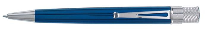 Stylo bille roulante rétractable Retro 51, série Tornado Atomic Bleu