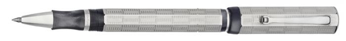 Stylo bille roulante Montegrappa , série Privilege Déco Argent