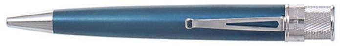 Stylo bille roulante rétractable Retro 51, série Big Shot Bleu