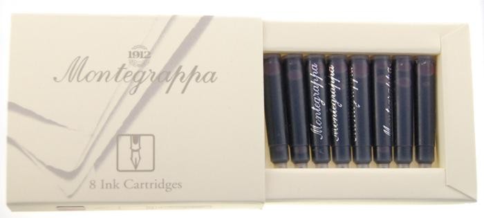 Cartouche d'encre Montegrappa , série Refill & ink - Recharge & encre Encre bordeaux
