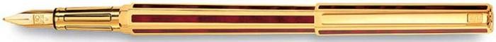 Stylo plume Caran d'Ache, série Hexagonale  Rouge