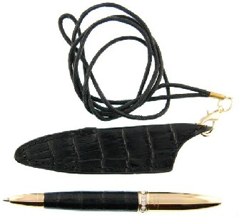 Boutique du stylo - Stylo bille&nbsp;Campo Marzio Design,&nbsp;s&eacute;rie&nbsp;Necklace&nbsp;Noir