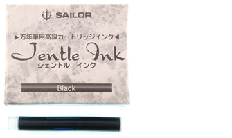 Cartouche d'encre Sailor, série Recharge & encre Encre noir