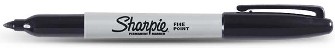 Sharpie Permanent Markers Encre noire
