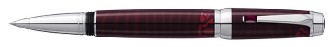 Boutique du stylo - Stylo bille roulante&nbsp;Mont Blanc,&nbsp;s&eacute;rie&nbsp;Bohème Precious metal&nbsp;Rouge