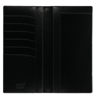 Boutique du stylo - Portefeuille Mont Blanc, série Leather Meisterstuck Noir