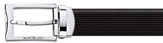 Boutique du stylo - Ceinture&nbsp;Mont Blanc,&nbsp;s&eacute;rie&nbsp;Contemporary line Belt&nbsp;Marron