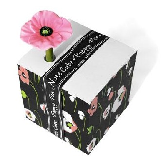 Boutique du stylo - Ensemble stylo bille & bloc notes&nbsp;Xonex,&nbsp;s&eacute;rie&nbsp;Stationery Gift Sets&nbsp;Rose