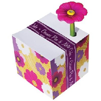 Boutique du stylo - Ensemble stylo bille & bloc notes&nbsp;Xonex,&nbsp;s&eacute;rie&nbsp;Stationery Gift Sets&nbsp;Rose