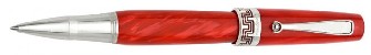 Boutique du stylo - Stylo bille roulante&nbsp;Montegrappa ,&nbsp;s&eacute;rie&nbsp;Miya&nbsp;Rouge