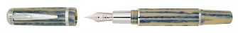Boutique du stylo - Stylo plume&nbsp;Taccia,&nbsp;s&eacute;rie&nbsp;Strata&nbsp;Bleu