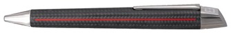 Boutique du stylo - Stylo bille Edelberg, série Sloop Carbon mat ligne rouge