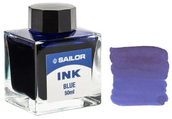 Bouteille d'encre Sailor, série Recharge & encre bleu