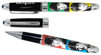 Boutique du stylo - Stylo bille roulante Acme Writing Tools, série Beatles 1963 Multicolor