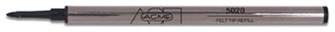 Acme Writing Tools Felt tip refill, Refill & ink series Black ink