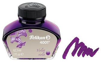 Bouteille d'encre&nbsp;Pelikan,&nbsp;s&eacute;rie&nbsp;Refill & ink - Recharge & encre&nbsp;Encre violette