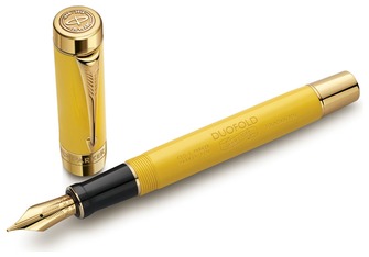 Boutique du stylo - Parker  Fountain pen, Parker Duofold Mandarin Yellow Limited Edition (2013)