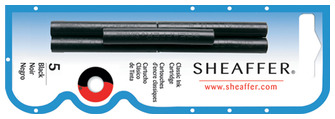 Cartouche d'encre Sheaffer, série Recharge & encre Encre noir