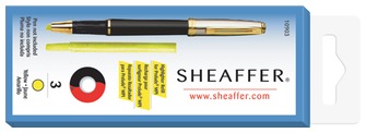 Recharge Sheaffer, série Refill & ink - Recharge & encre Jaune