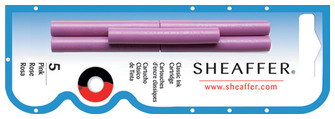 Sheaffer Ink cartridge, Refill & ink series Pink ink