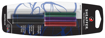 Cartouche d'encre Sheaffer, série Recharge & encre Multicolore