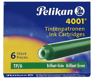 Cartouche d'encre Pelikan, série Refill & ink - Recharge & encre Encre verte