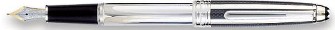 Boutique du stylo - Stylo plume Mont Blanc, série Meisterstuck Solitaire Argent