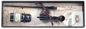 Rubinato Glass Pens Noir