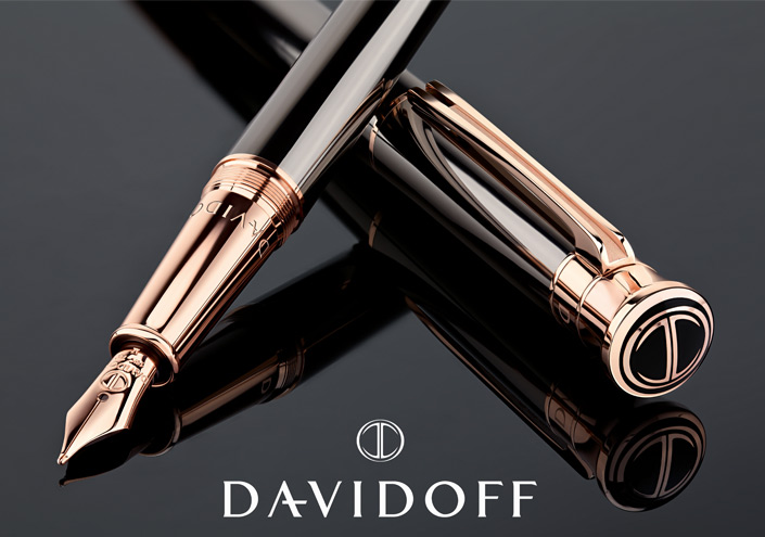Stylo plume Davidoff, série Velero Noir lacqué PGT