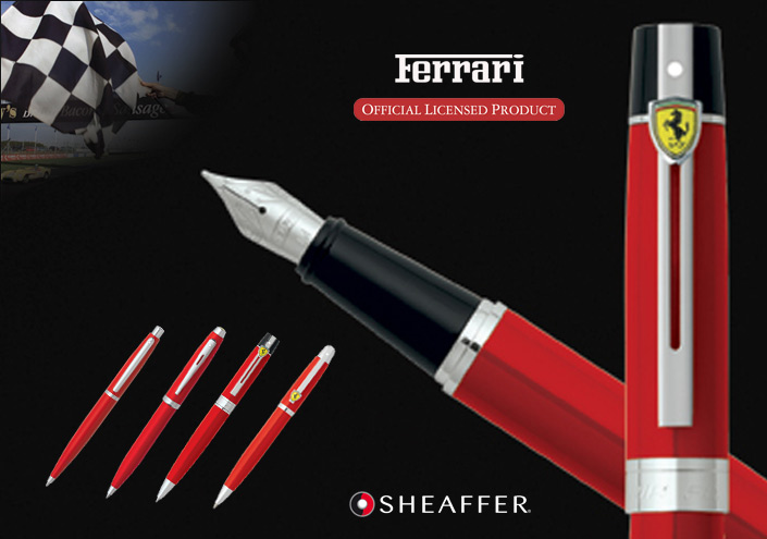 Stylo bille Sheaffer, série Ferrari 300 Rouge