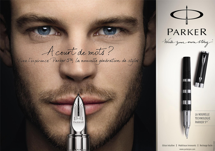 Nouveau mode d'écriture  Parker, série 5th Noir CT Large