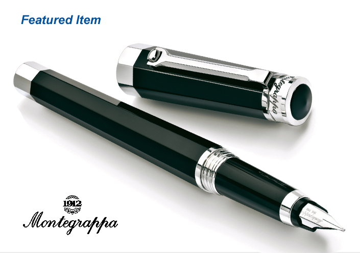 Stylo plume&nbsp;Montegrappa ,&nbsp;s&eacute;rie&nbsp;NeroUno&nbsp;Noir
