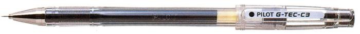 Stylo bille roulante Pilot, série G-tec-c3 Encre noir