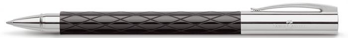Stylo bille roulante Faber-Castell, série Ambition Rhombus Noir