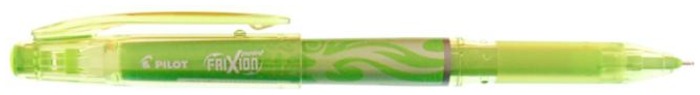 Pilot Gel Pen, Frixion point series Light green ink