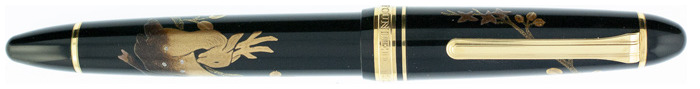 Stylo plume Sailor pen, série 1911 Maki-e Shika Noir Gt Large