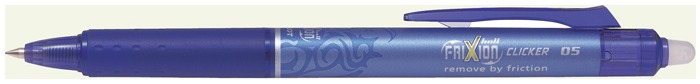 Stylo encre gel Pilot, série Frixion Ball Clicker Encre bleue