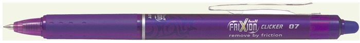 Stylo encre gel Pilot, série Frixion Ball Clicker Encre Violette