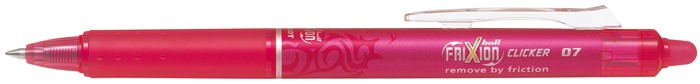 Pilot Gel Pen, Frixion Ball Clicker series Pink ink