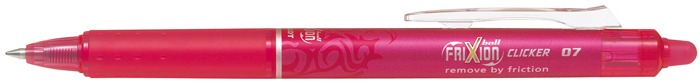 Stylo encre gel Pilot, série Frixion Ball Clicker Encre Rose